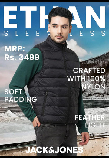 Jack n Jones Bomber Sleeveless Jacket