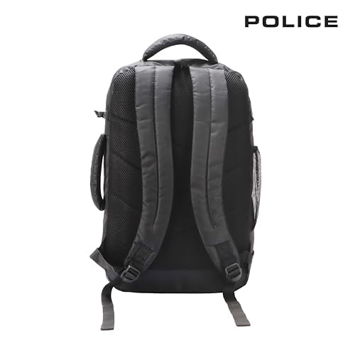 Police IKOZO Lite 40L Laptop Backpack – Premium Nylon & Vegan Leather