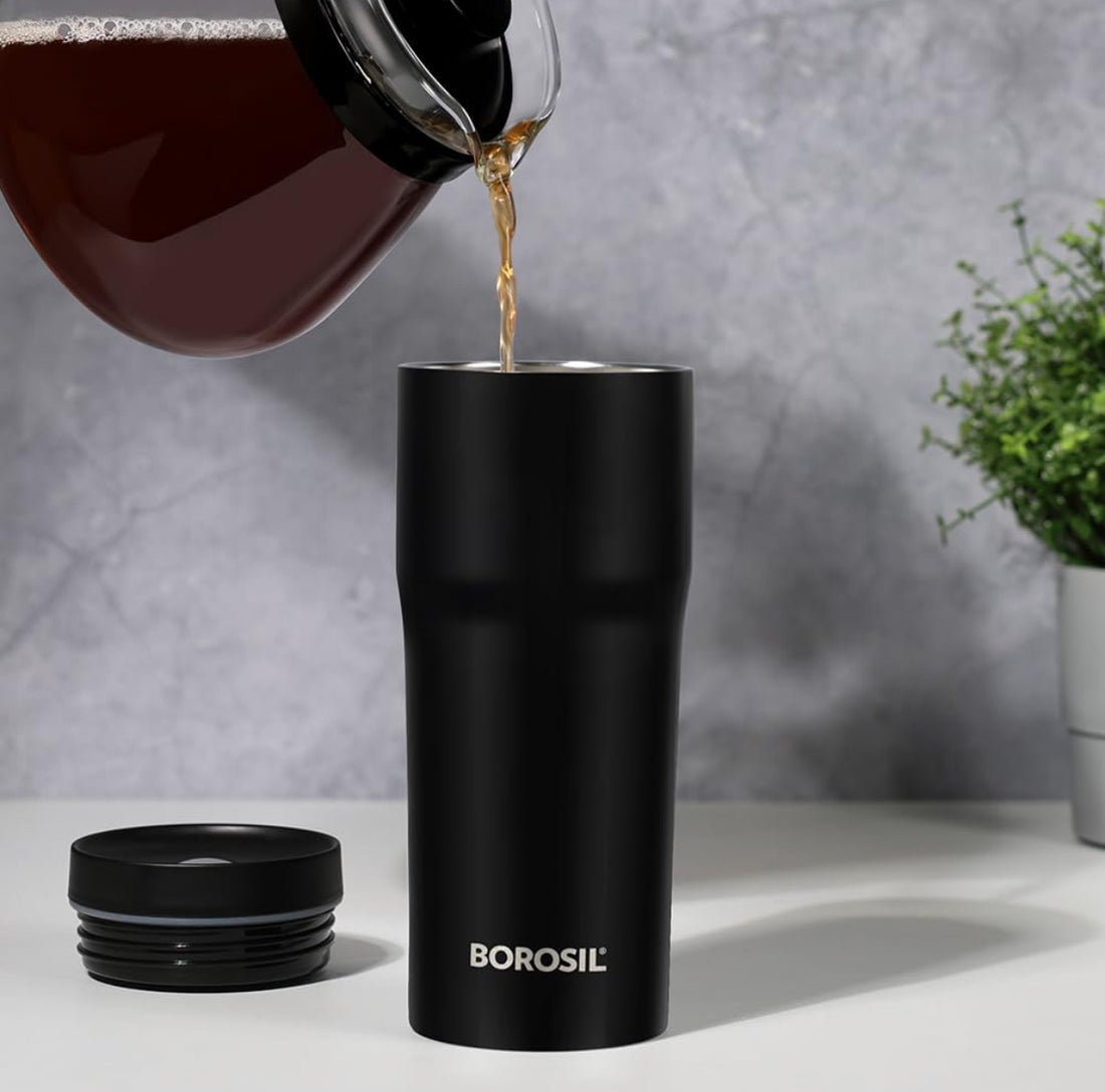 Borosil Hydra Hike 500ml Stainless Steel Flask Tumbler
