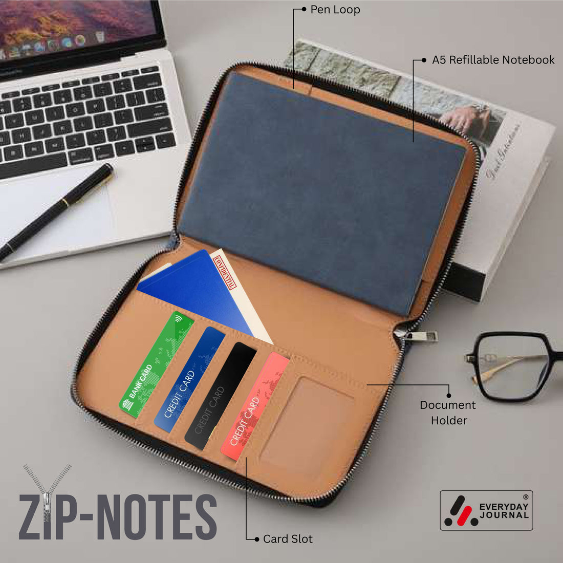Zippered Notebook Organizer