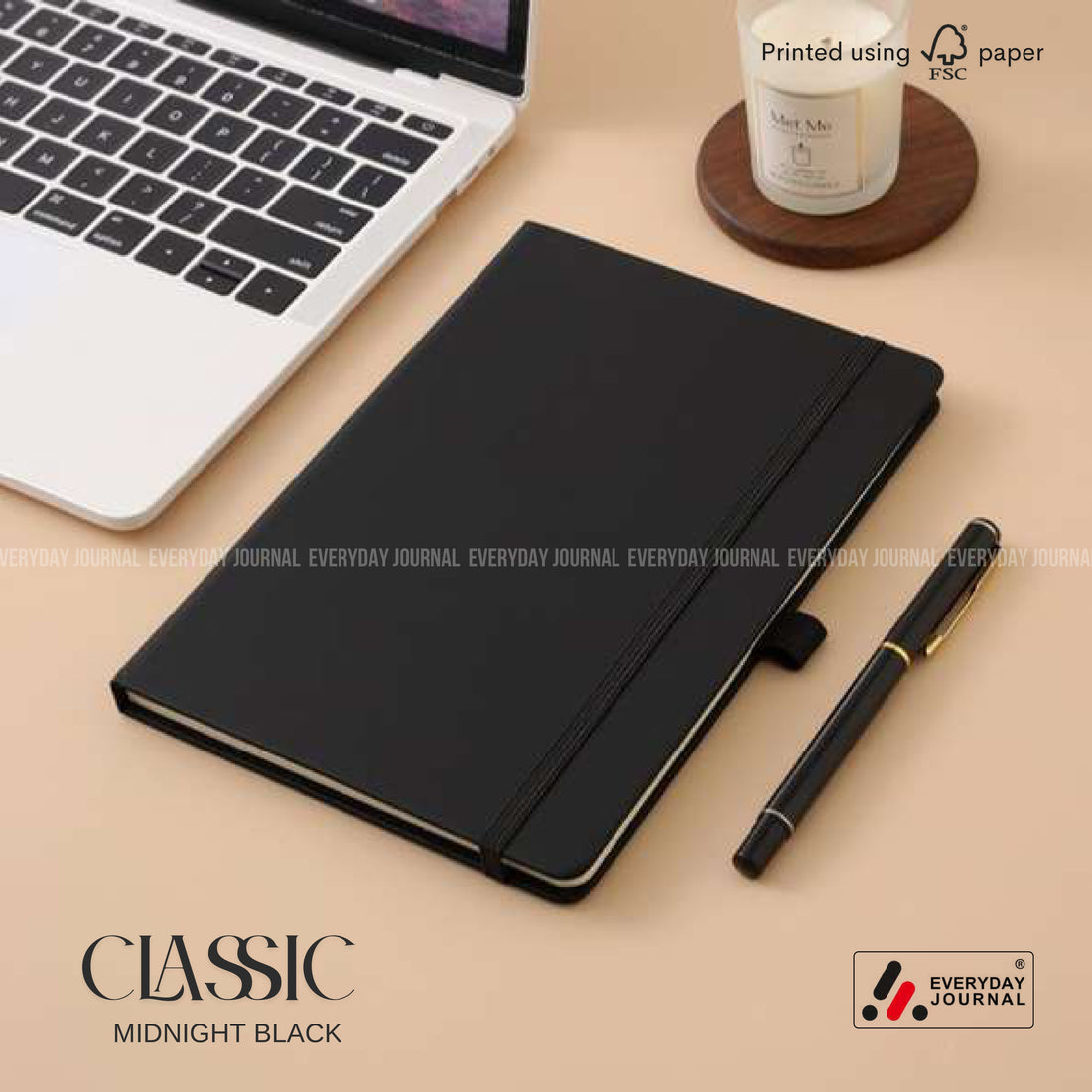 Everyday Journal with Elastic Closure